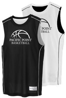Adult/Youth - Sport-Tek PosiCharge Mesh Reversible Tank, Black/White
